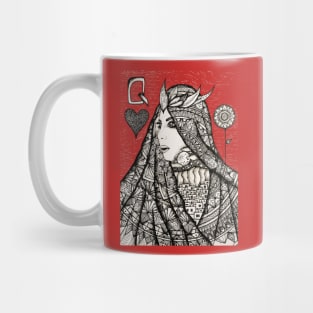 queen of hearts Mug